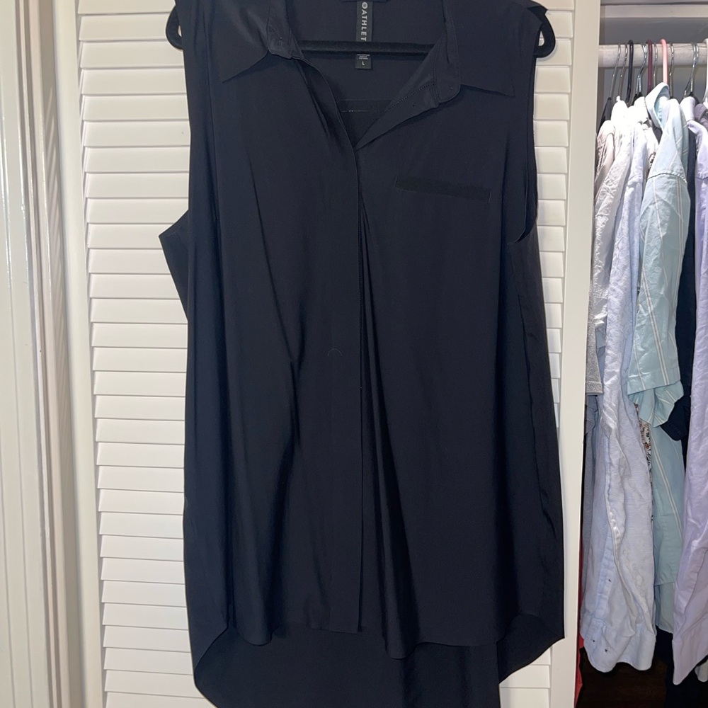 Athleta Black Sleeveless Blouse